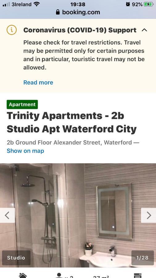 Trinity Apartments - 2B Studio Apt Waterford City Luaran gambar